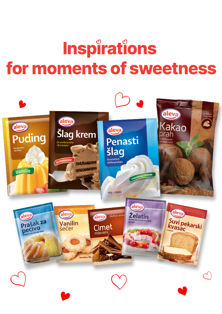 Inspirations for moments of sweetness