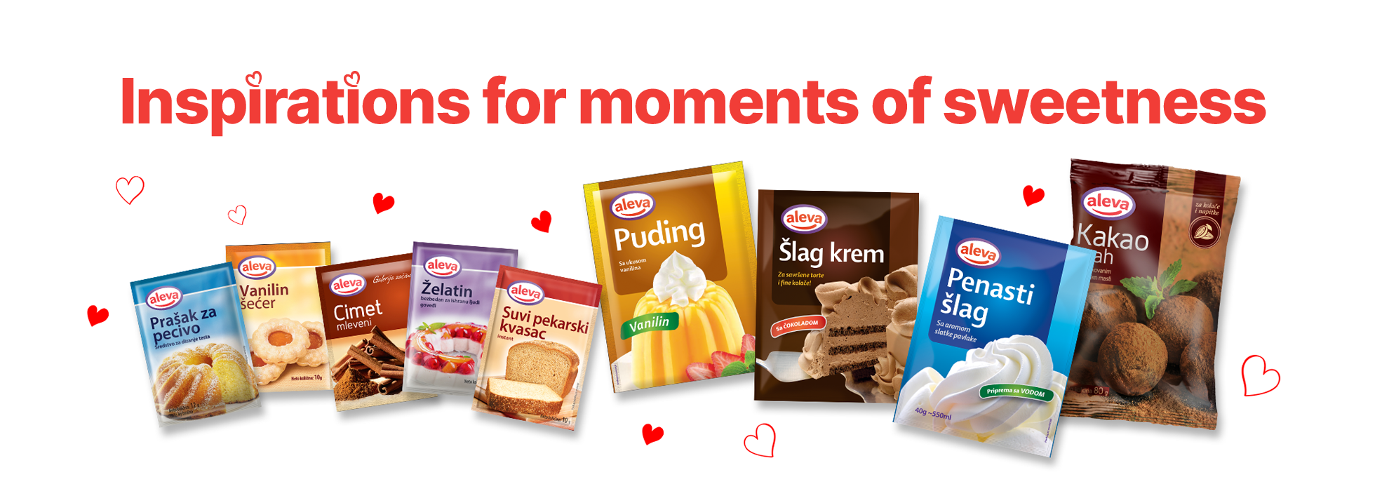 Inspirations for moment of sweetness